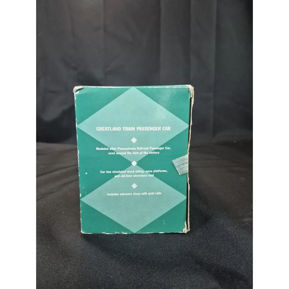 Vitage New Greatland Train Passenger Car Express 1994 & Box G ,Never Out Of Box